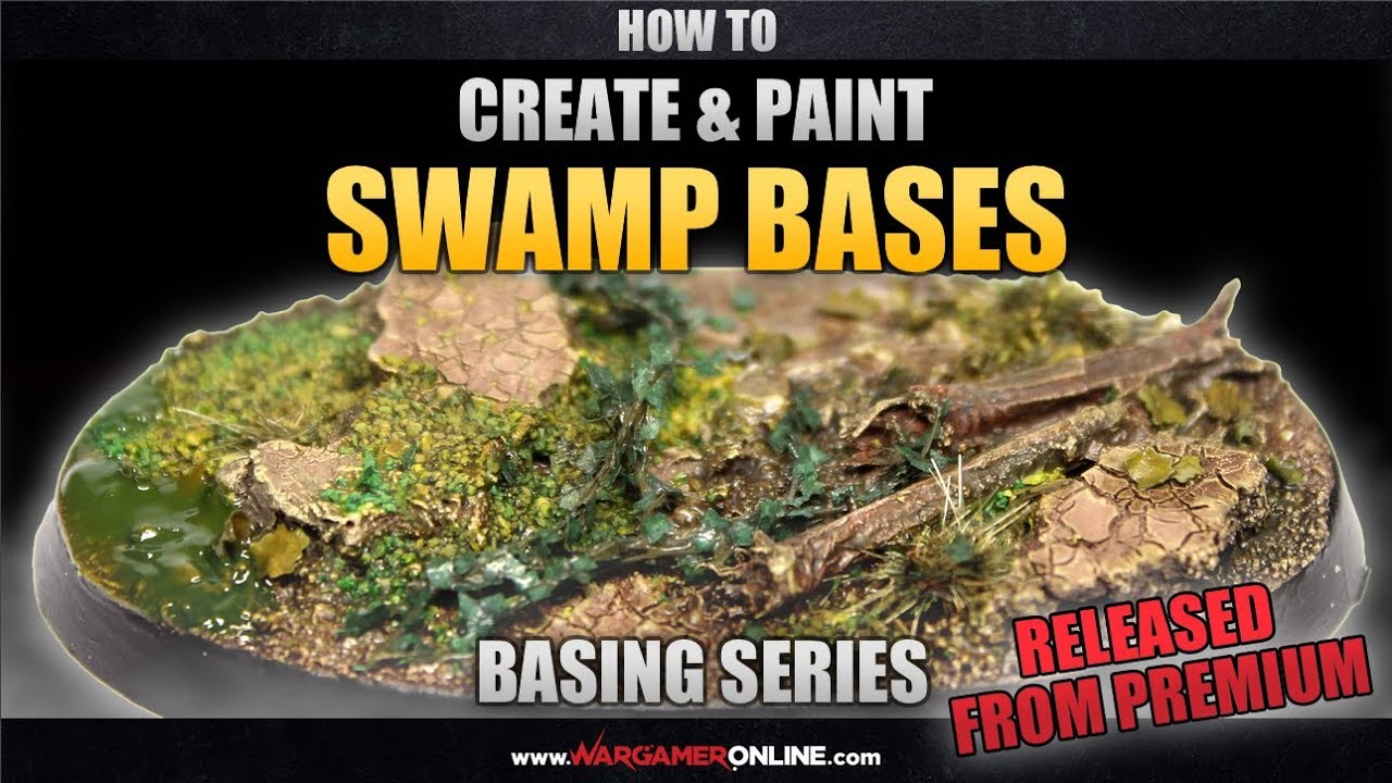 How to Create & Paint Swamp Bases