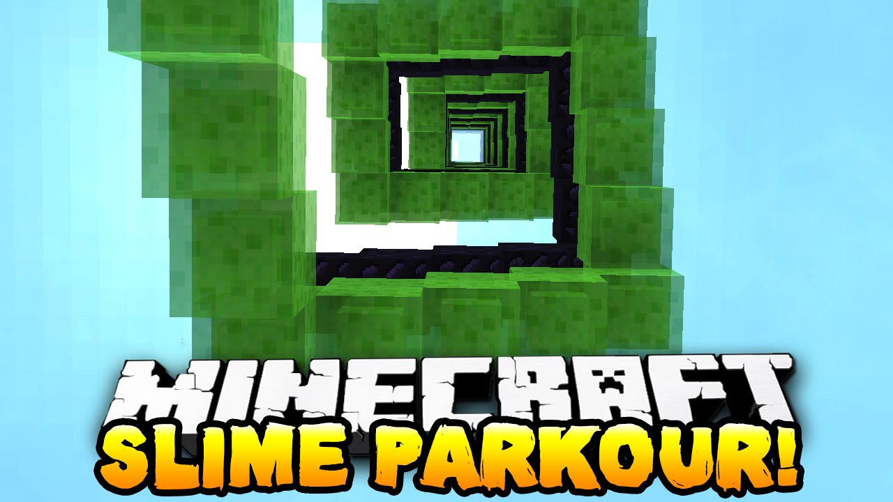 Minecraft - ULTIMATE SLIME PARKOUR! (Slime Bounce Craziness)  w/ Preston & Kenny