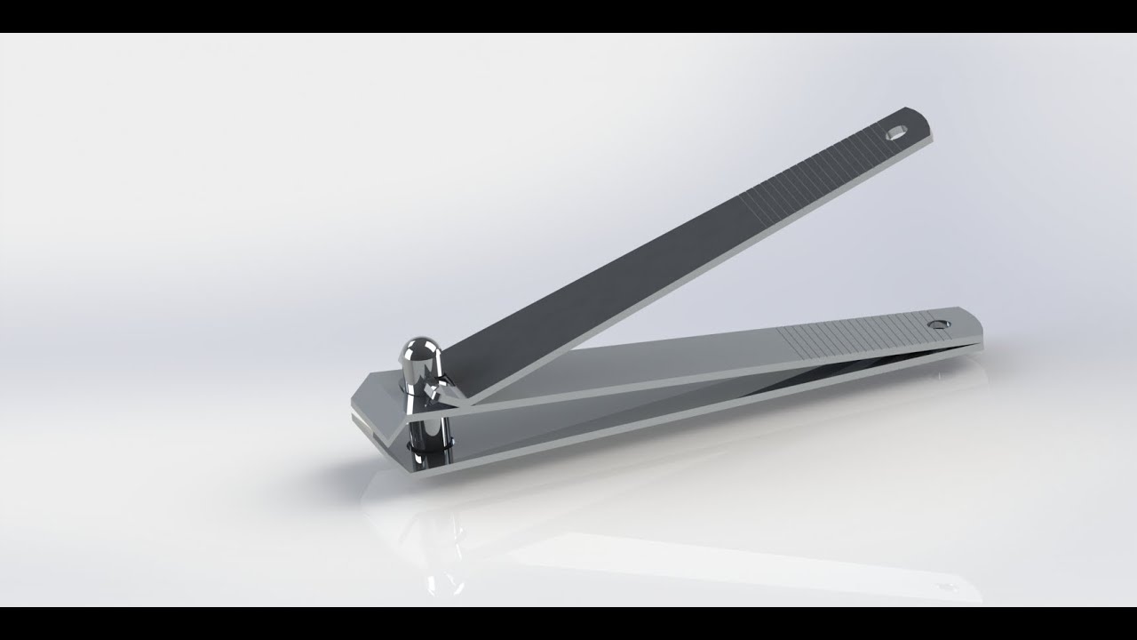 How to assemble Nail Cutter (Nail Clippers) in Solidworks?
