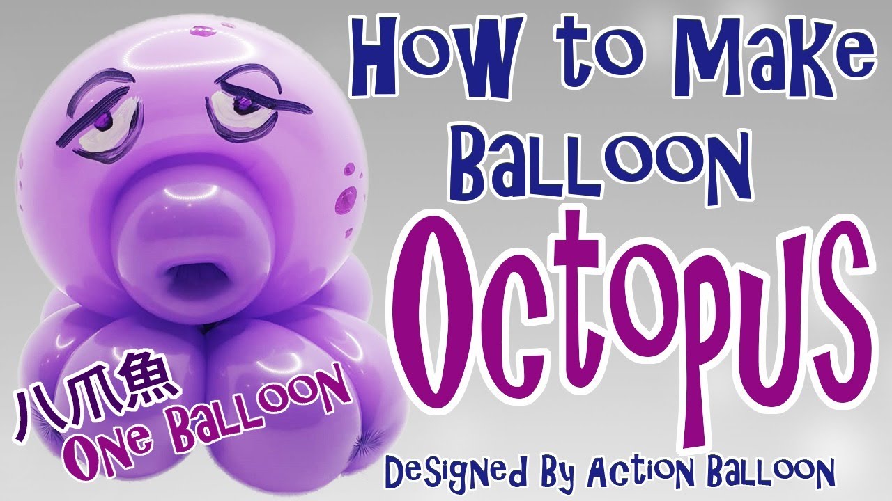 How to make One Balloon Octopus for Beginners 