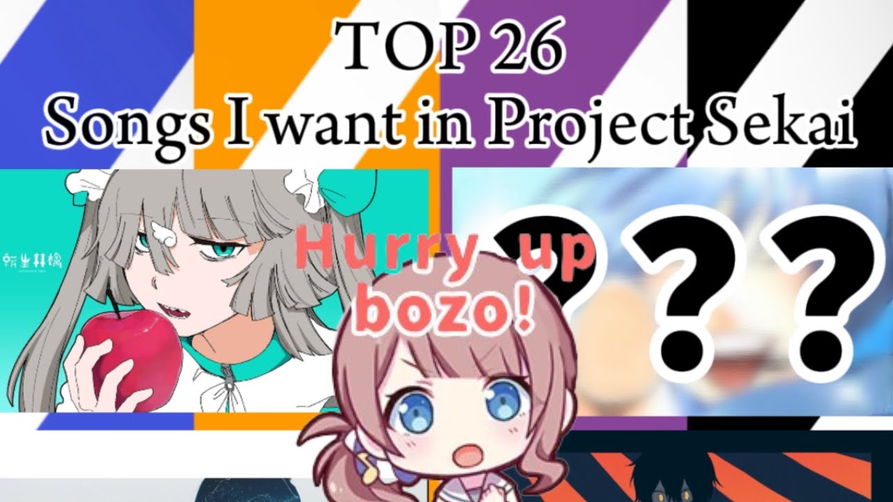 Songs I Want in Project Sekai but they are all SOOOOO Minor (26 songs)