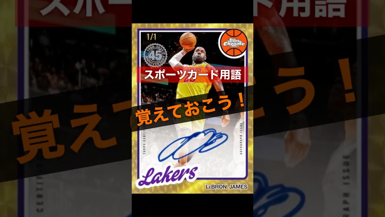 たった2分で理解！スポーツカード用語集