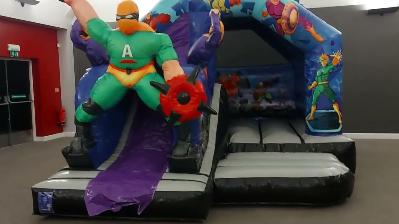 🦸‍♂️🎉 First Setup of Our 3D Superhero Castle – Chase Meadow Community Centre 🎉🦸‍♀️