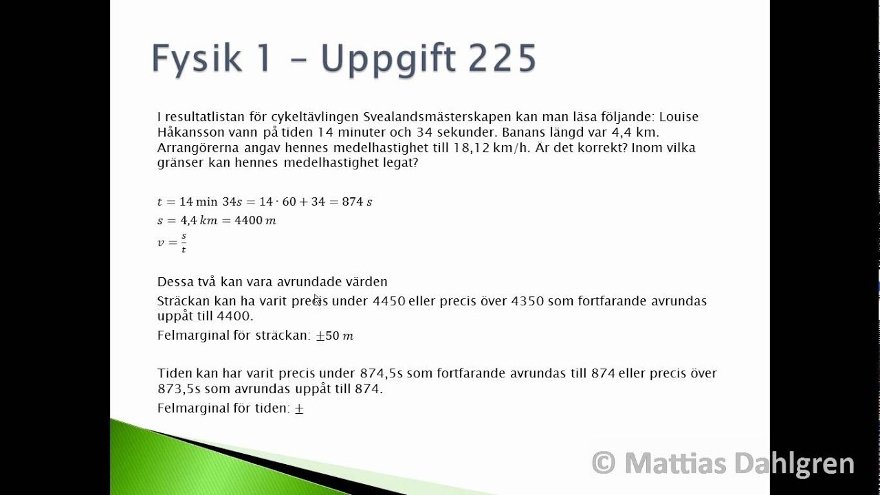Fysik 1 - Uppgift 225.wmv