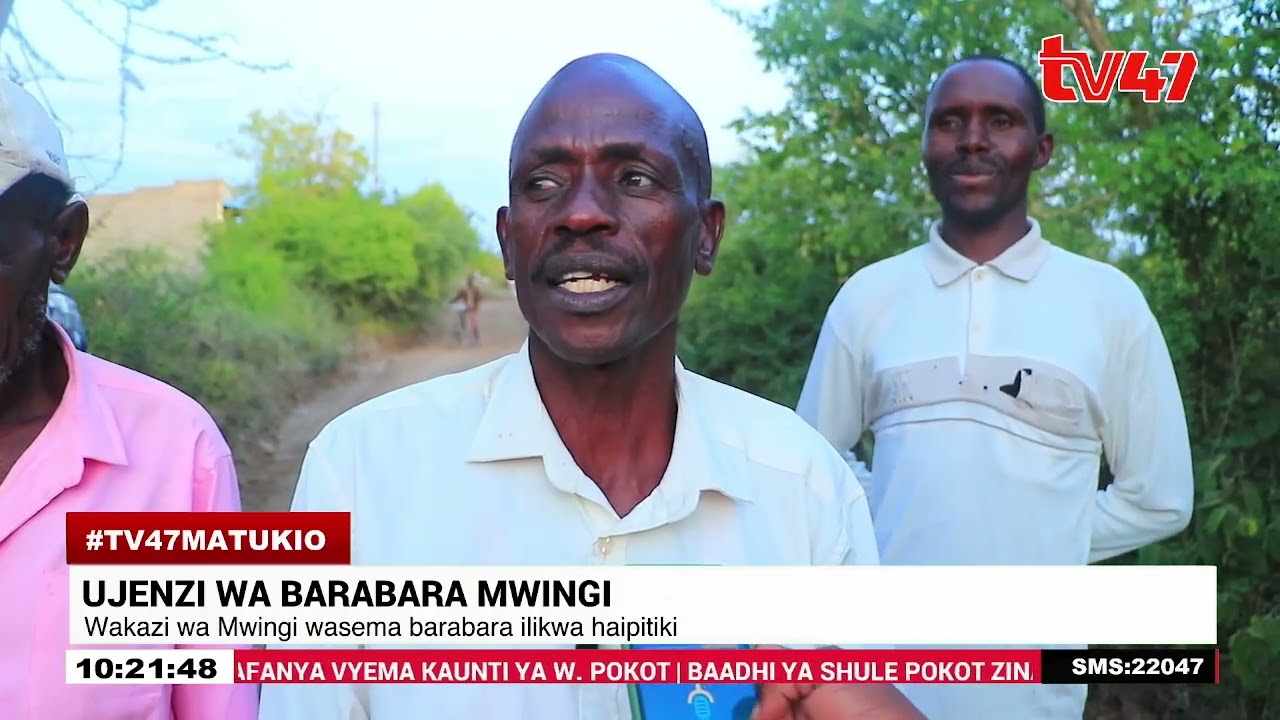 Mhisani ajengea wakazi wa Mwingi barabara ya Nzalae-Kavenge