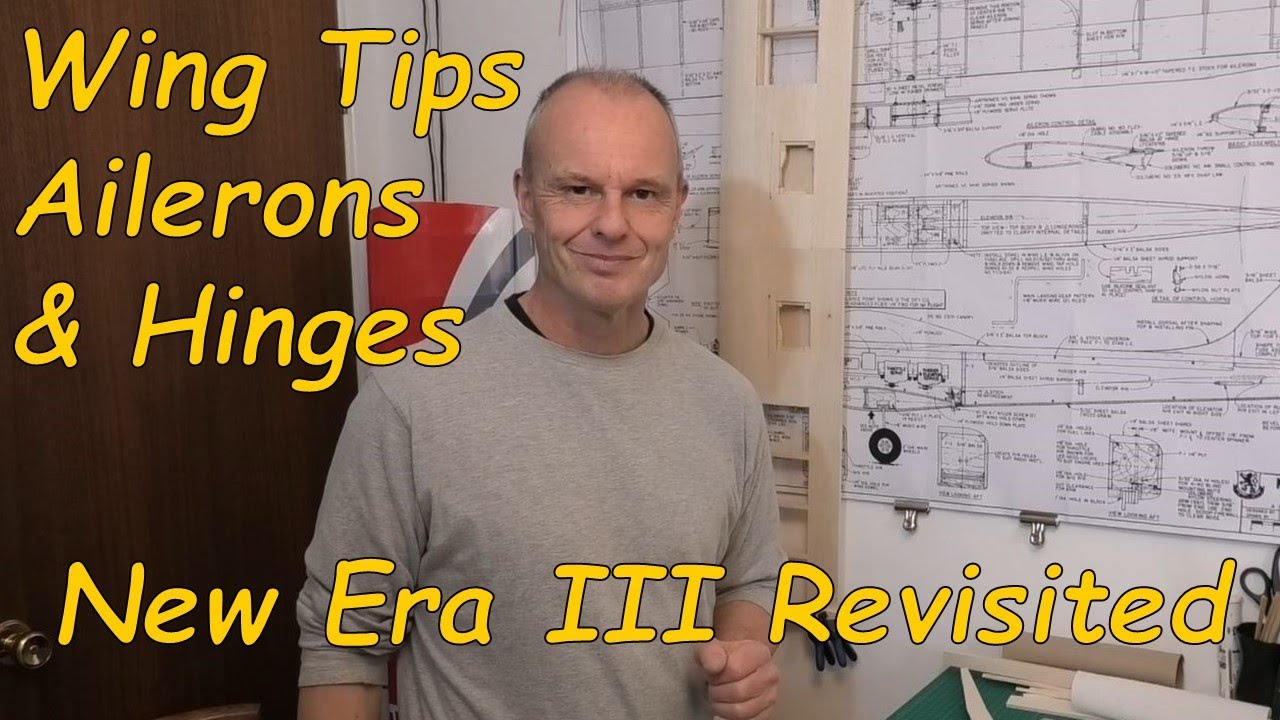 New Era III Revisited: Pt 7 - Wing Tips, Shaping Ailerons & Hinges - 45