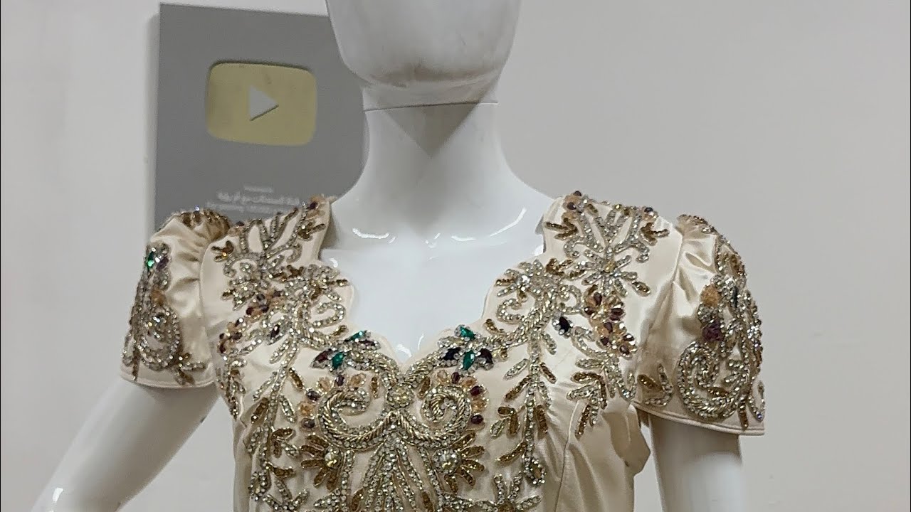 بلدي 😍بنصف متر قطعة تفصيل وخياطة وطريقة التشكيل مع أم رؤية🇩🇿 