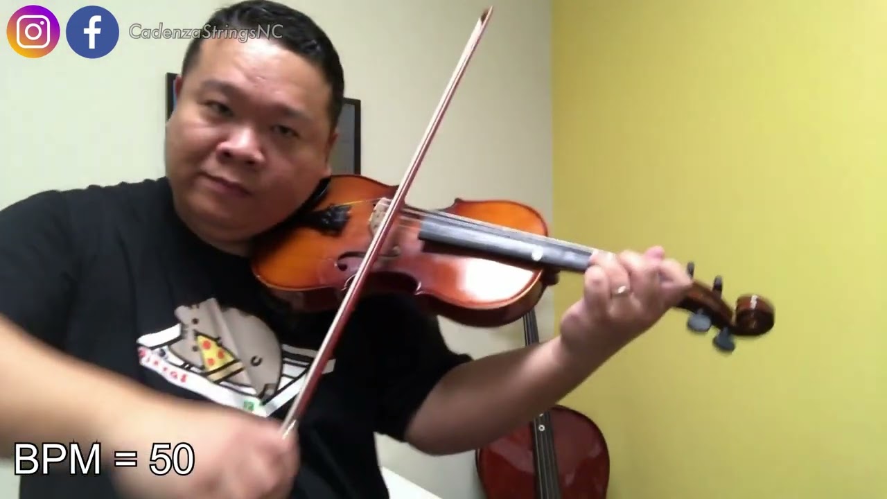 Concerto No. 5 in D Major, 3rd Movement | Slow Practice | Suzuki Violin Book 4
