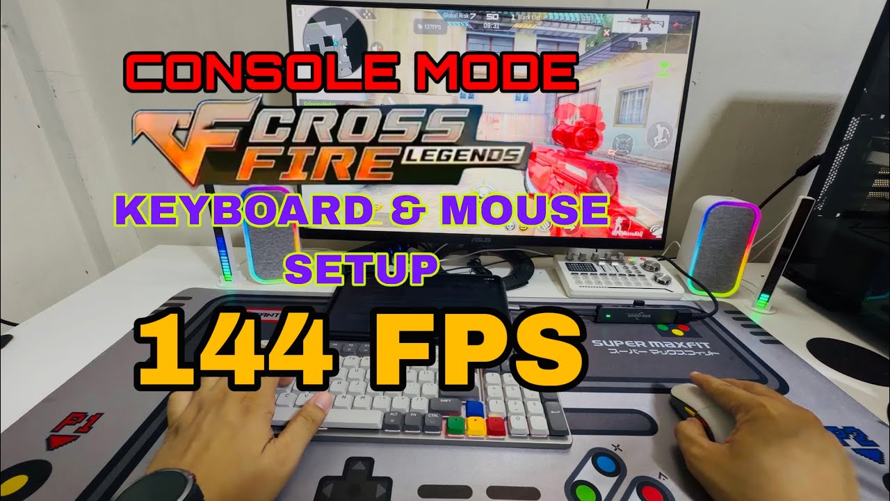 CrossFire Mobile Console Mode on RedMagic Nova | Keyboard & Mouse | 144FPS