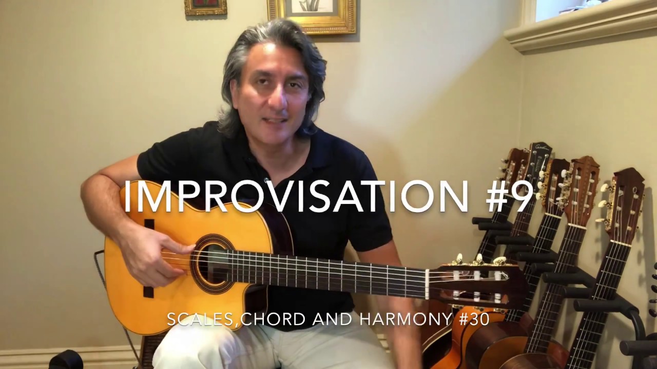 BABAK AMINI GUITAR CLASSES #49. Improvisation #9