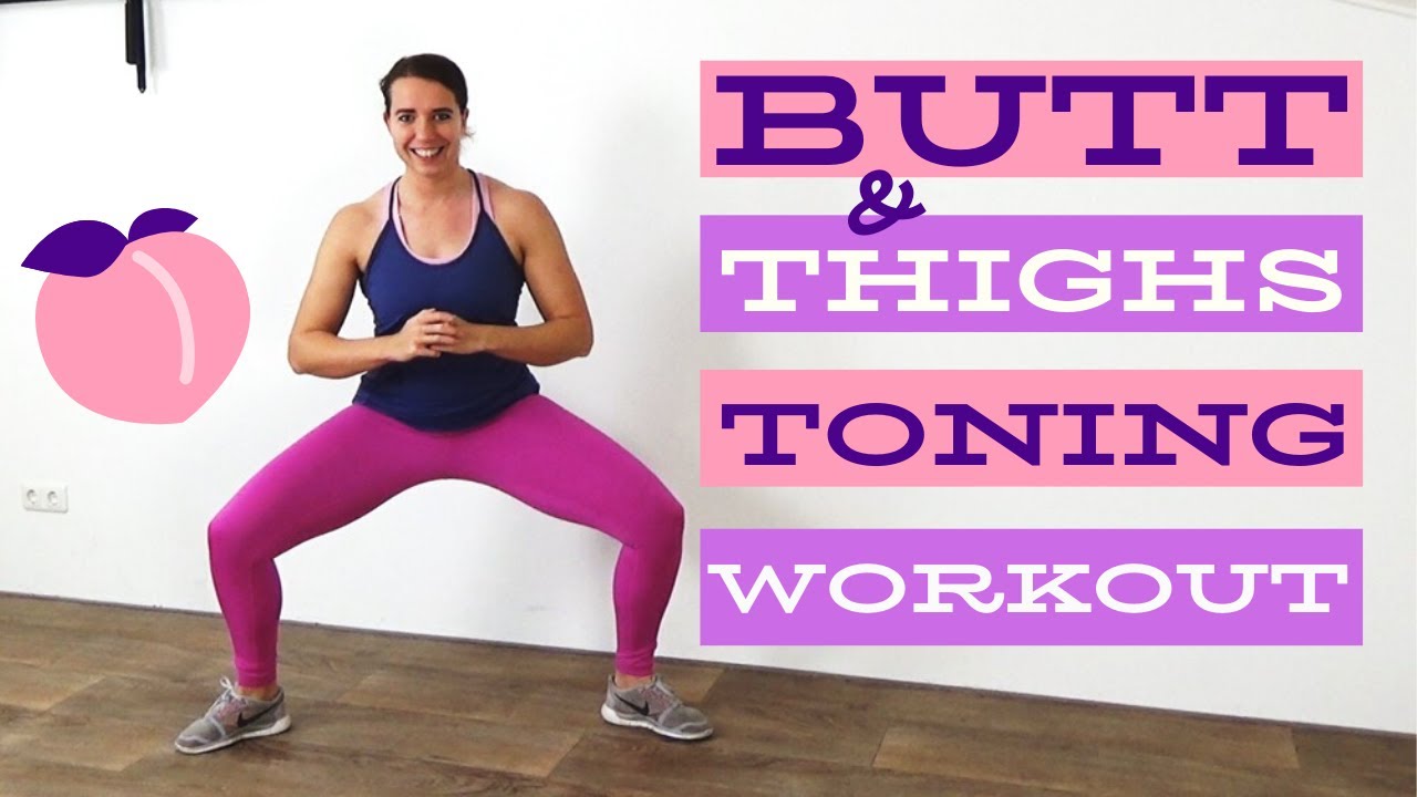 30 Minute Butt Lifting and Thigh Toning Workout - At Home Butt & Thigh Exercises