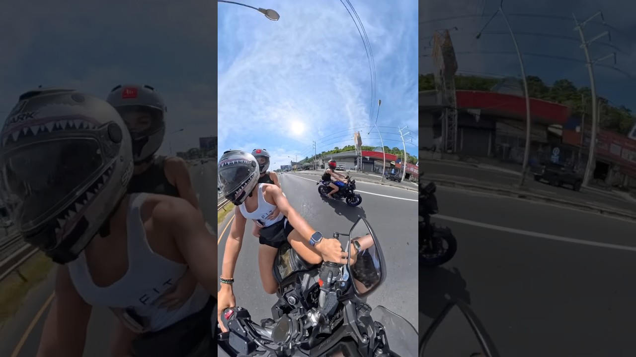 Мотоциклист приклеился за моей X-ADV на Пхукете 