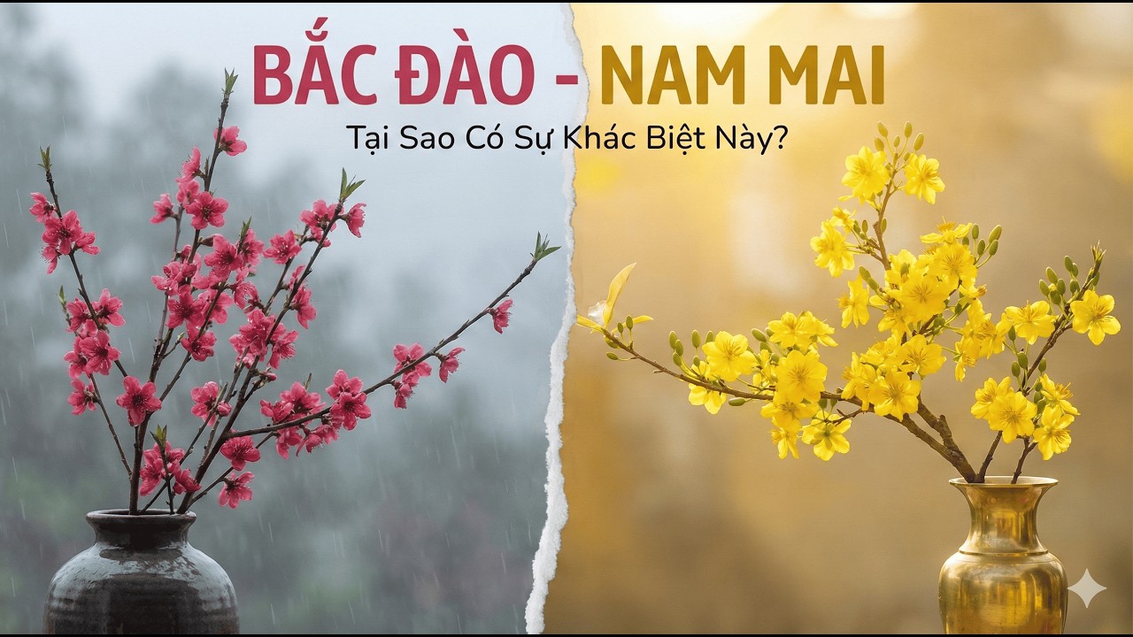 Hoa Đào vs Hoa Mai: Cuộc Di Cư Lịch Sử Theo Chân Chúa Nguyễn & Bí Mật Phong Thủy | Tết Việt