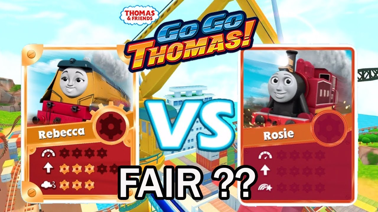Thomas & Friends: Go Go Thomas - Gold Rebecca vs Bronze Rosie | Fair Game ??