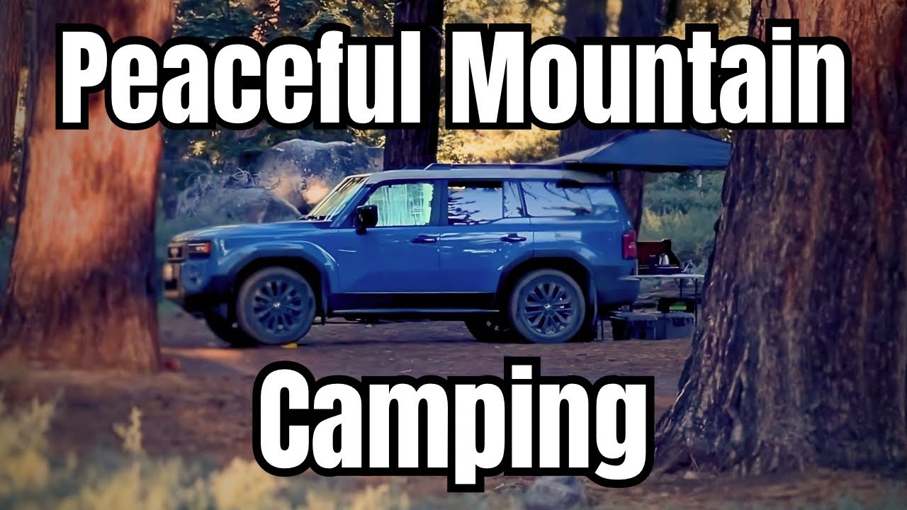Peaceful Mountain Camping in my 2024 Toyota Land Cruiser