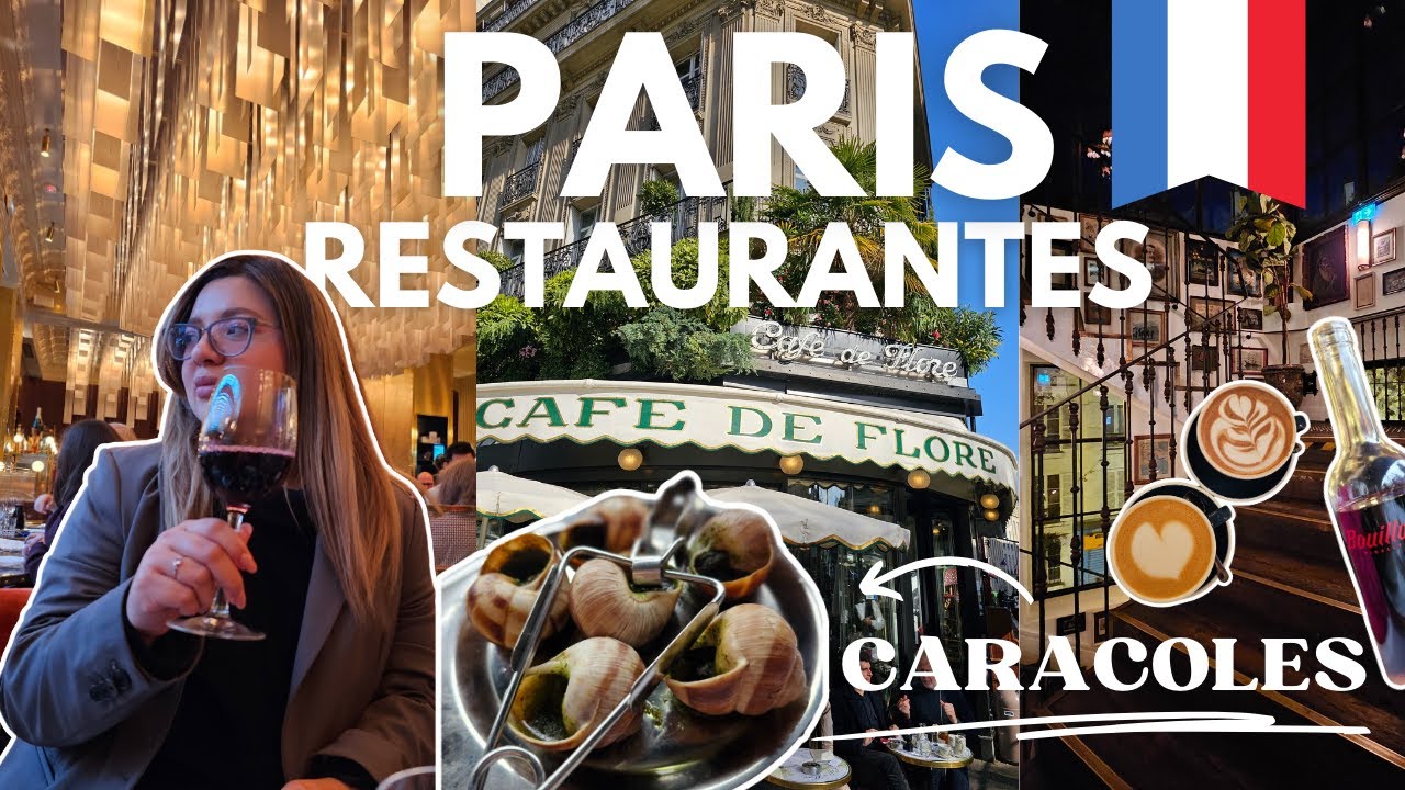 Comí CARACOLES 🇫🇷 | ¿Dónde COMER en PARIS? | restaurantes.
