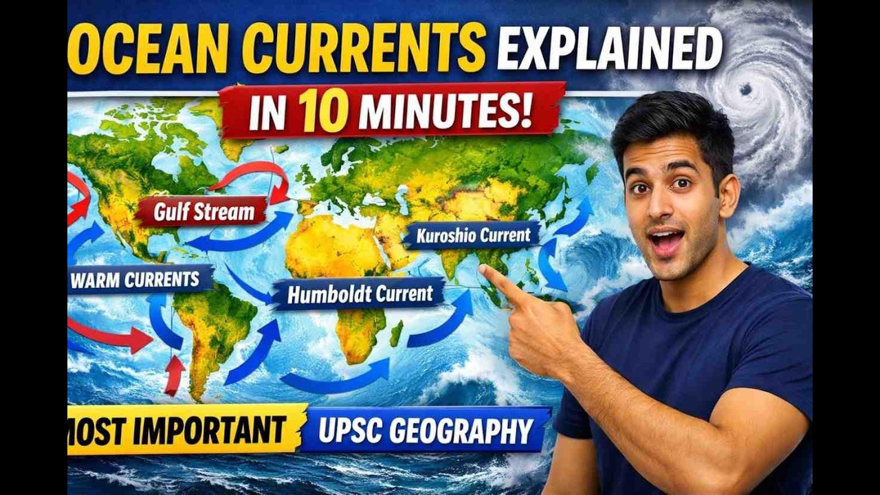 Ocean currents and their impacts #upsc #geography #trending #ncert