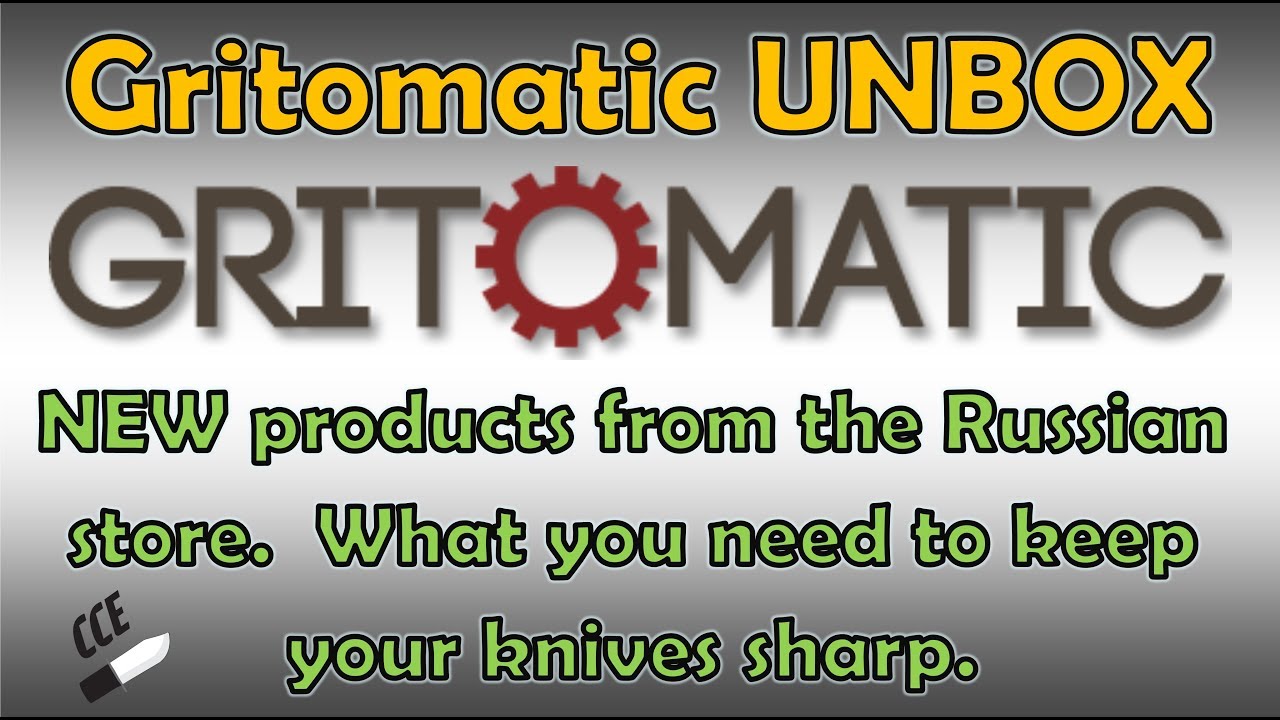 NEW from GRITOMATIC - UNBOX video of what you need to keep your knives sharp