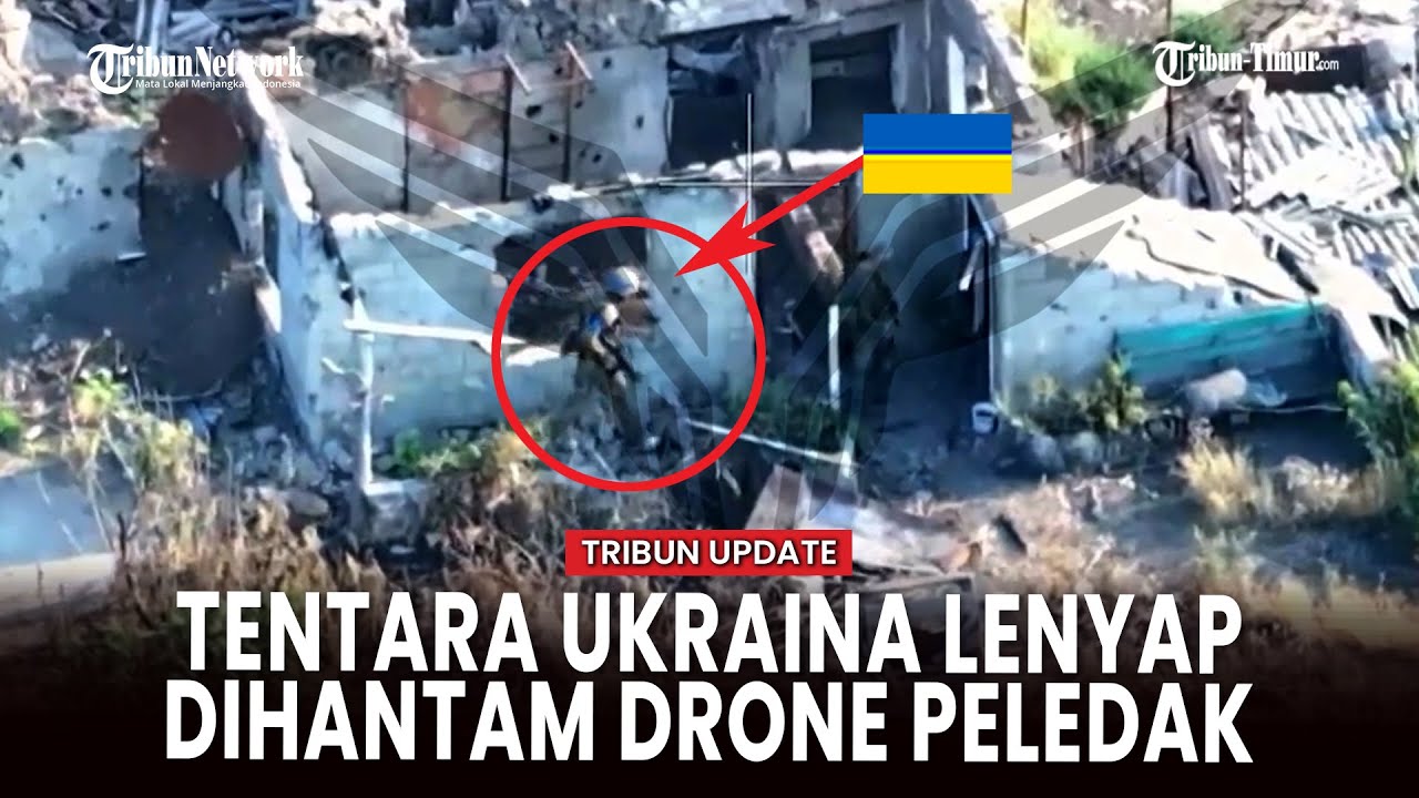 [FULL] Video Kompilasi Puluhan Drone Rusia Hantam Parit Tentara Ukraina