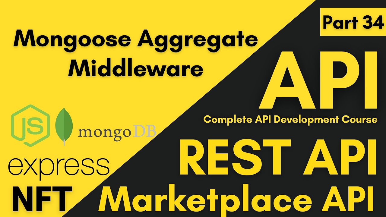 Mongoose Aggregate Middleware | Create Custom Mongoose Aggregate Modal For NFTs Top Stats Data