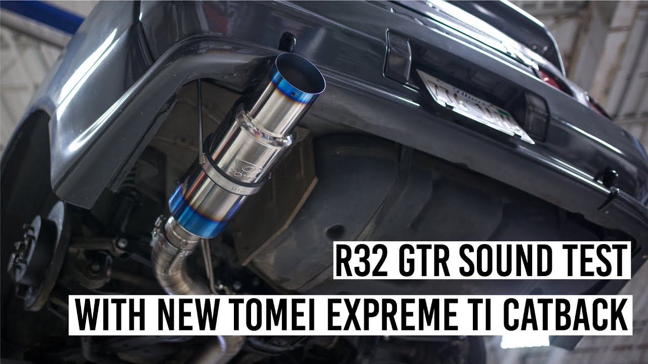 Product Feature: R32 GTR Tomei EXPREME Ti Exhaust
