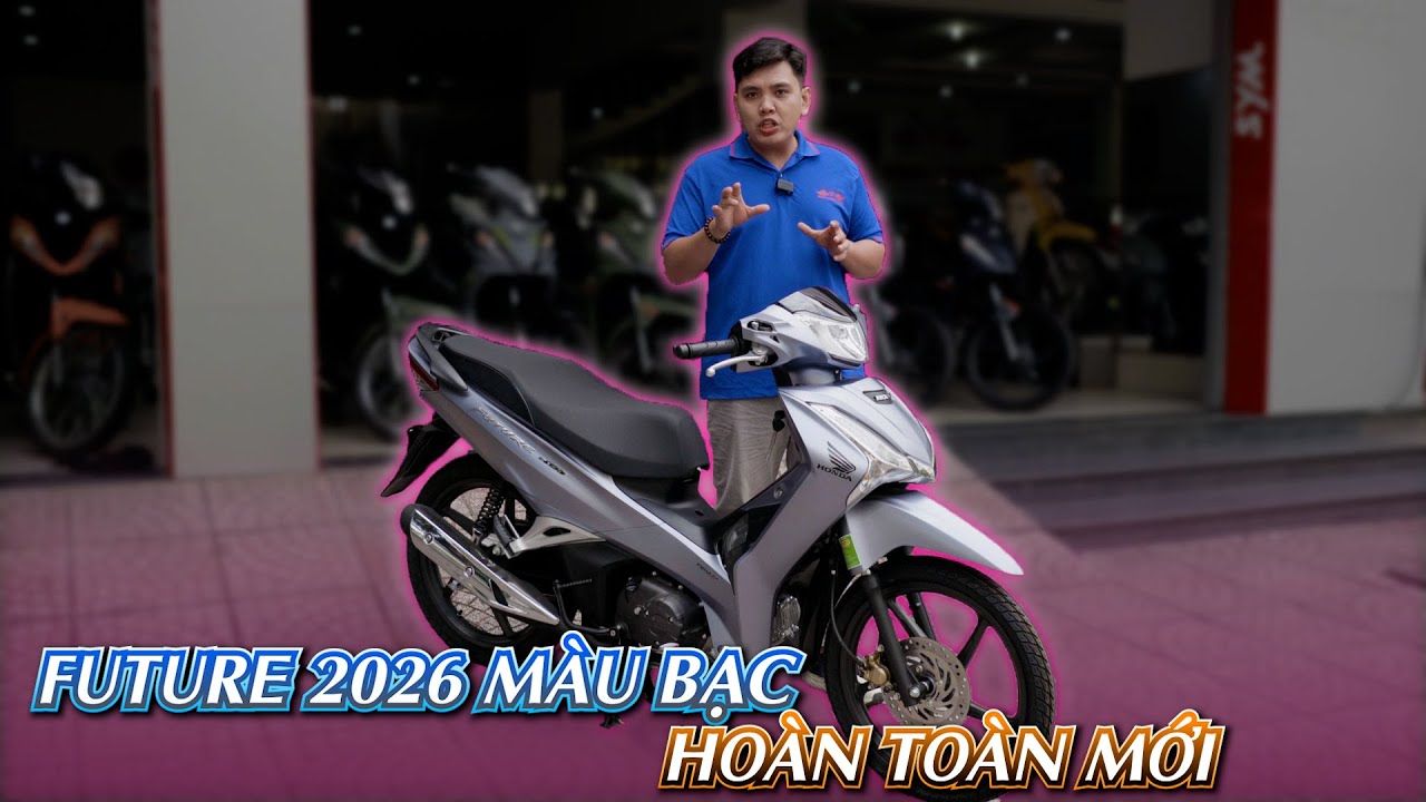 Future 2026 màu BẠC hoàn toàn mới, cực kỳ cá tính và không kém phần sang trọng #future2026
