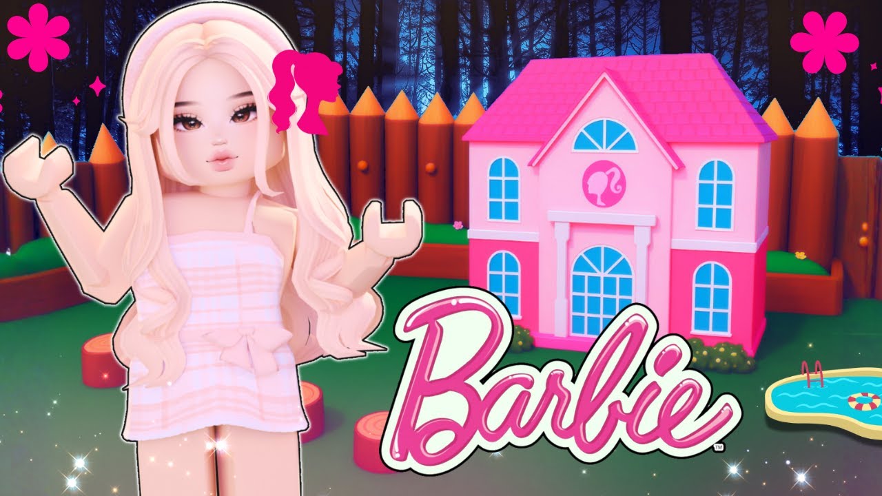 I built Barbie's Dreamhouse with a pool in 99 Nights in the Woods! 🏠💅