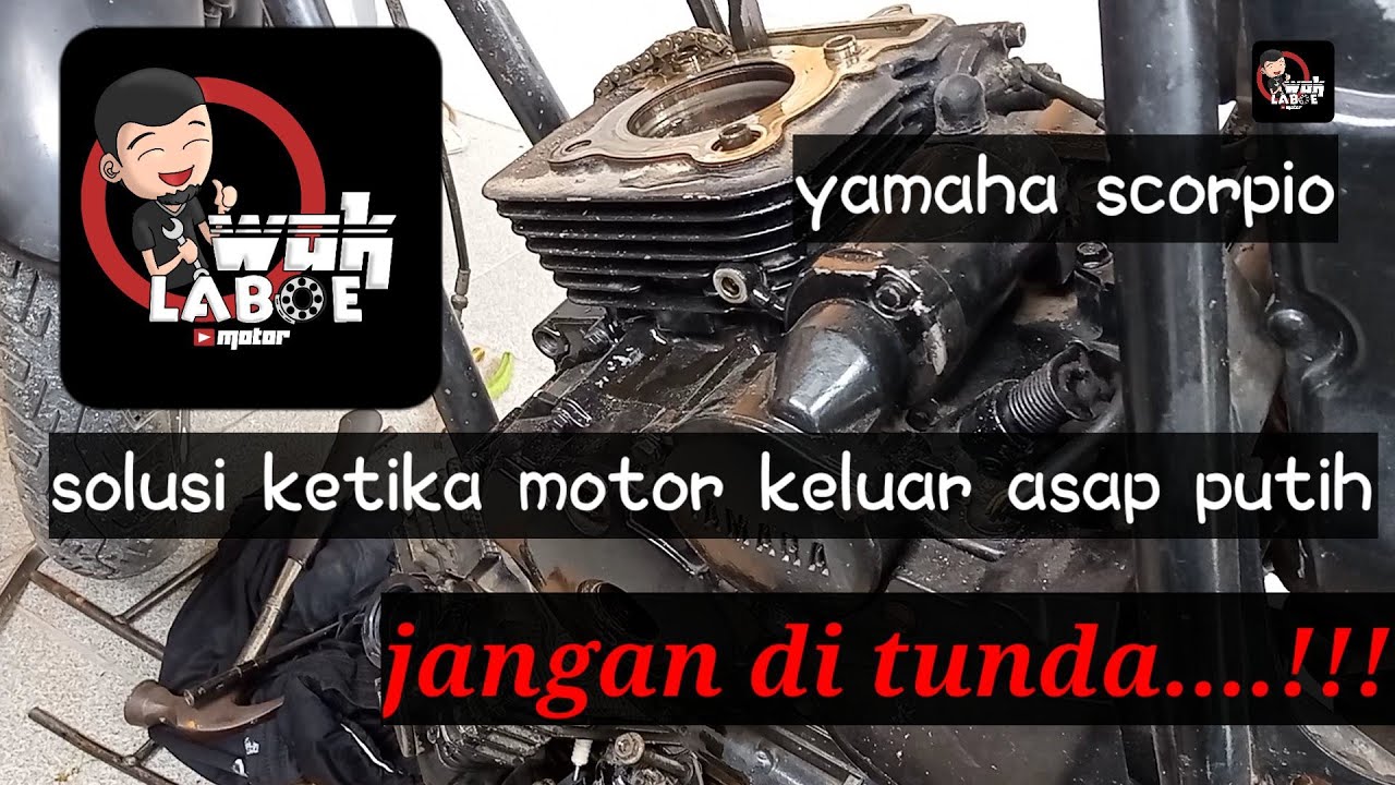 cara ganti piston kit yamaha Scorpio