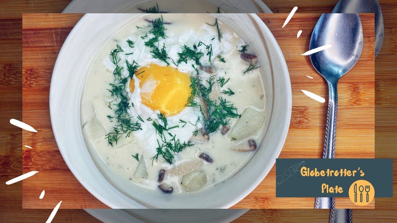 KULAJDA (A MUSHROOM AND POTATO SOUP) - RECIPE FROM CZECH REPUBLIC 🇨🇿