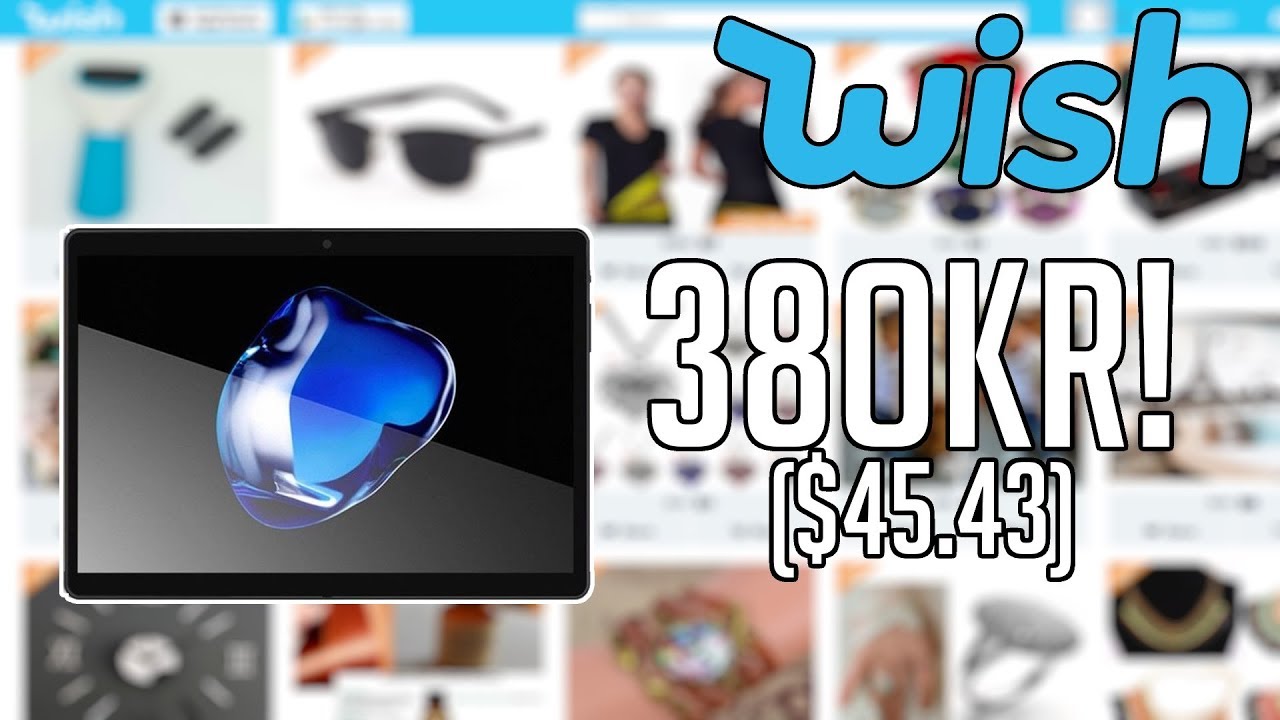 JEG TESTER IPAD FRA WISH!!