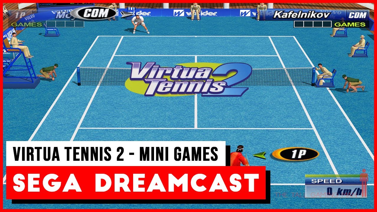 Virtua Tennis 2 World Tour Mini / Training Games - All Cleared - Sega Dreamcast - Gameplay - HD