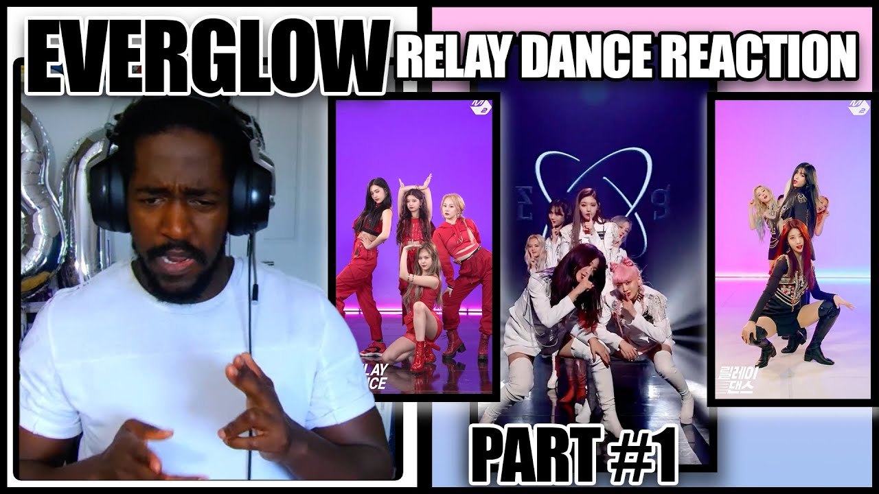 PRO DANCER REACTS  TO EVERGLOW RELAY DANCES | [릴레이댄스] EVERGLOW(에버글로우) - DUN DUN + ADIOS + LA DI DA