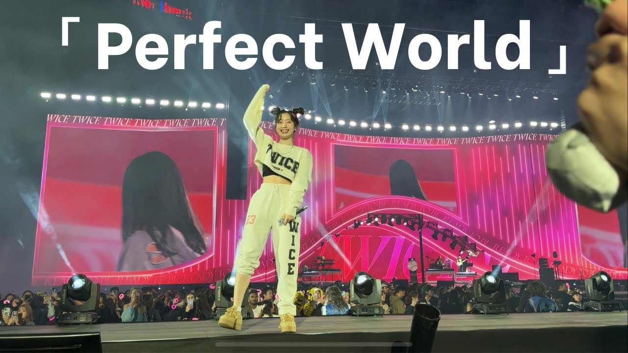 TWICE 트와이스 - PERFECT WORLD (Encore Song 2) [Marvel Stadium] Melbourne