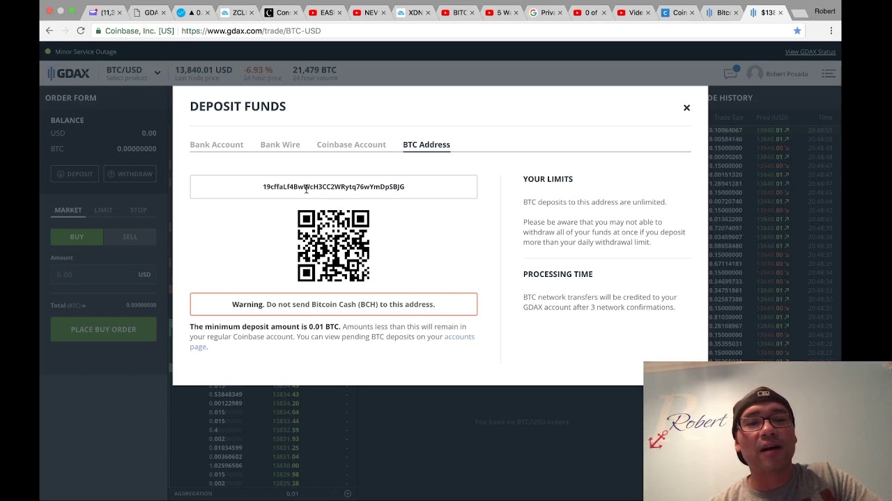 HOW TO USE GDAX