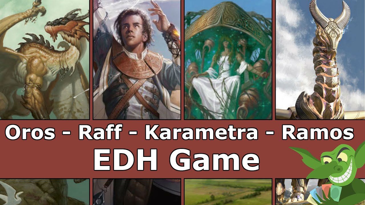 Oros vs Raff vs Karametra vs Ramos EDH / CMDR game play for Magic: The Gathering