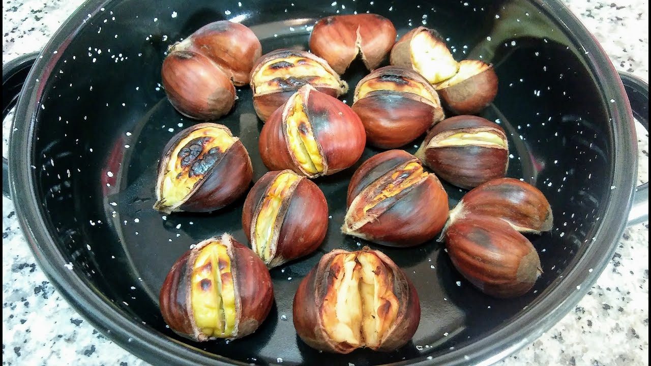 CÓMO ASAR CASTAÑAS EN CASA FÁCILMENTE //BEATRIZ- COCINA.
