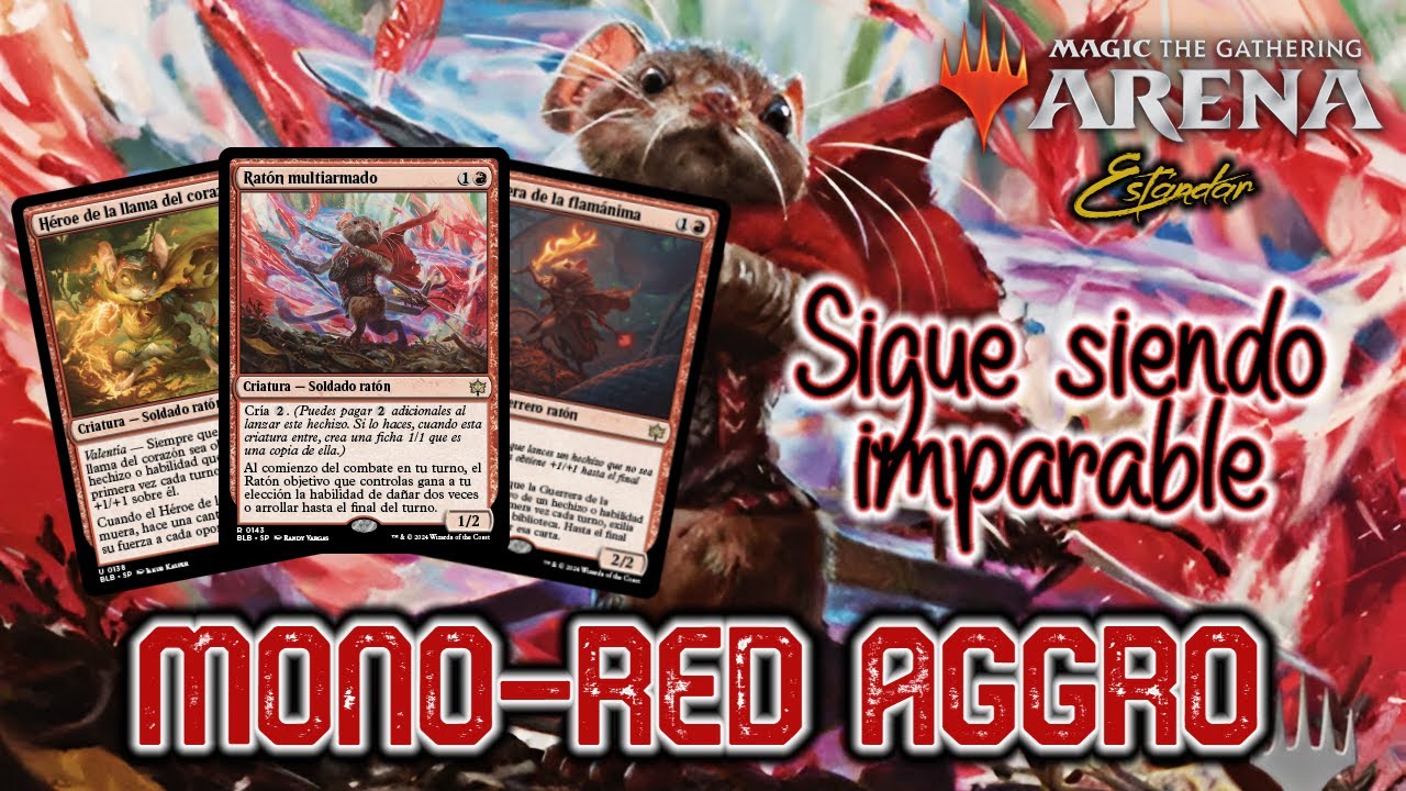 Este mazo sigue siendo el rey de standard! MONO-RED AGGRO! -Standard-