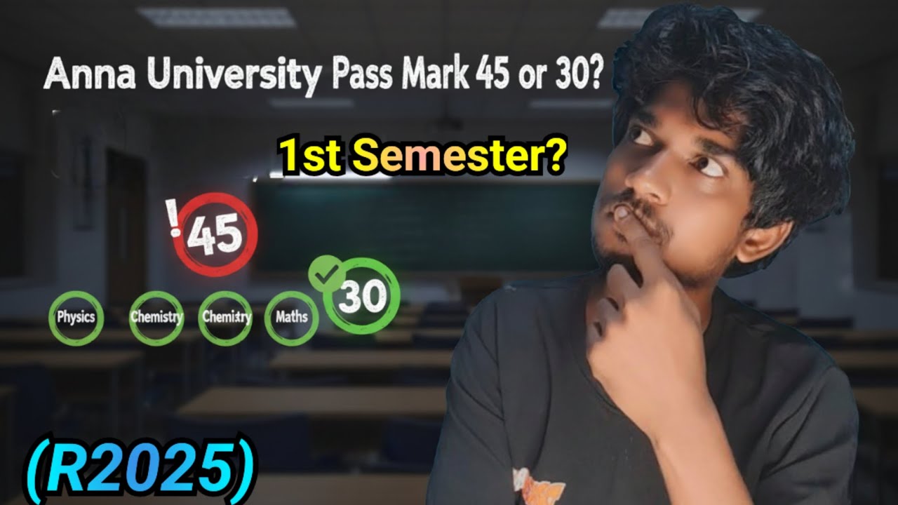 Anna University 1st Semester PASS MARK⁉️#annauniversity #regulation2025#r2025 #passmark#engineeering