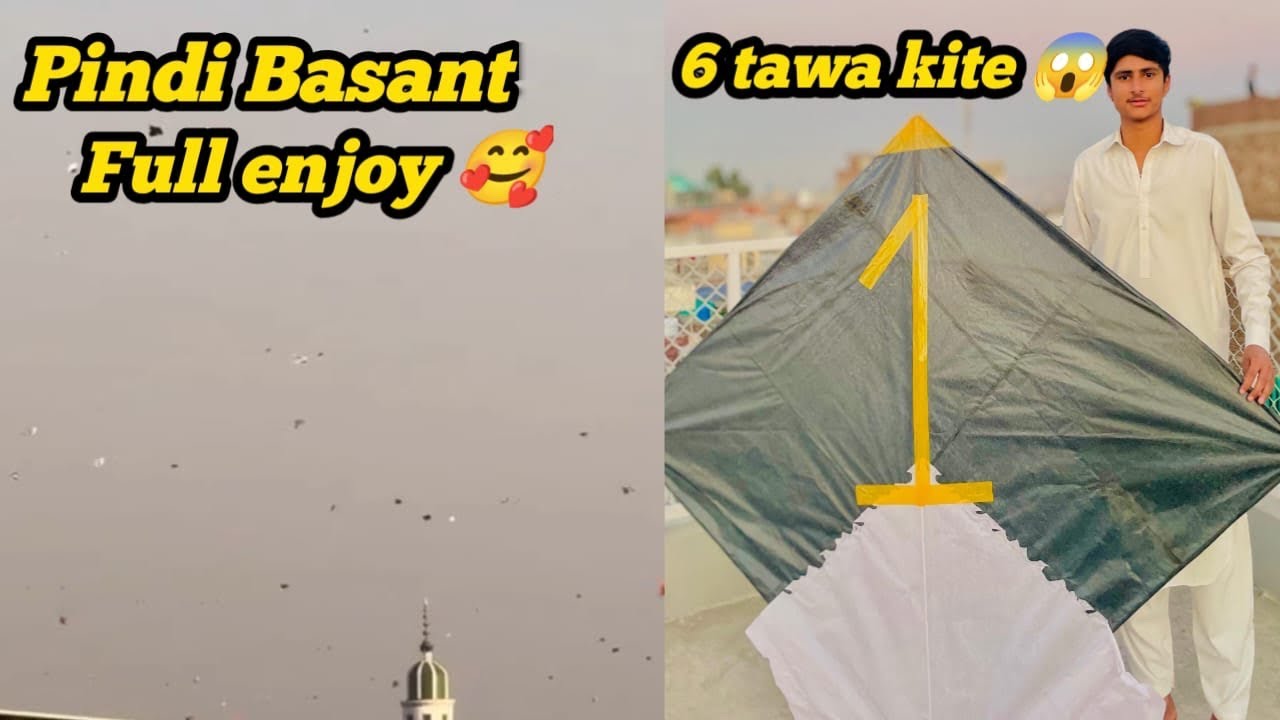 Basant 2026🥰|full enjoy 😍🥳|6 tawa kite😱