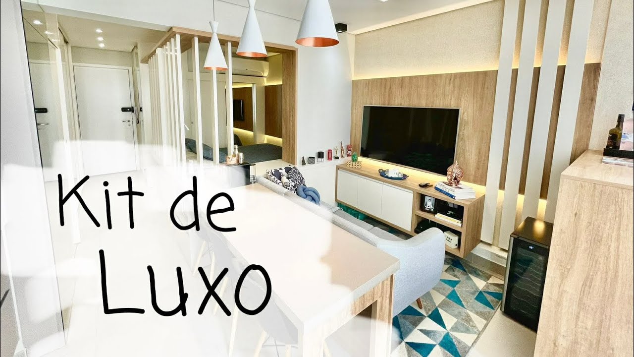 Apartamento de 28m2 - “Kit de Luxo” - #kitnet #decoracao #apartamento #projetoadistancia