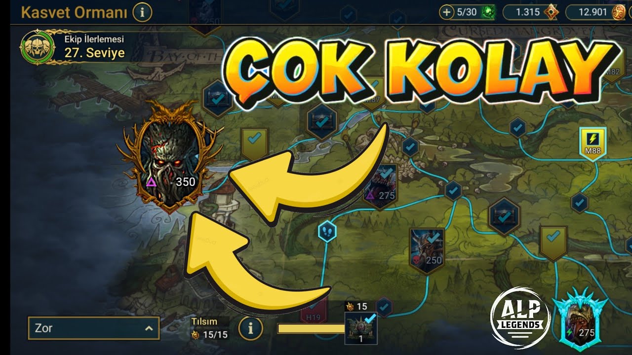BU BASİT TAKTIKLE LESHUN &Ccedil;OK KOLAY | RAID: Shadow Legends T&uuml;rk&ccedil;e 