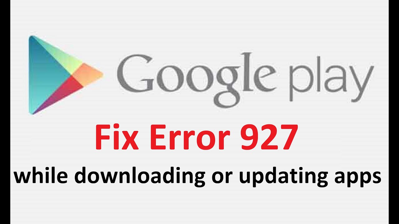 google play store error 927!! Fix - Howtosolveit