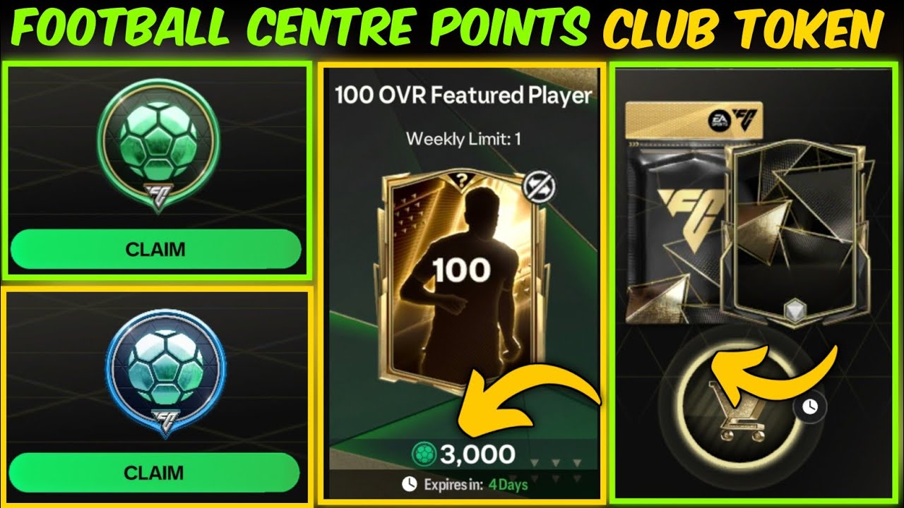 КАК ПОЛУЧИТЬ ОЧКИ FOOTBALL CENTRE POINTS ENDRICK TOTW CLUB CHALLENGE TOKENS В EA FC FIFA MOBILE 2...