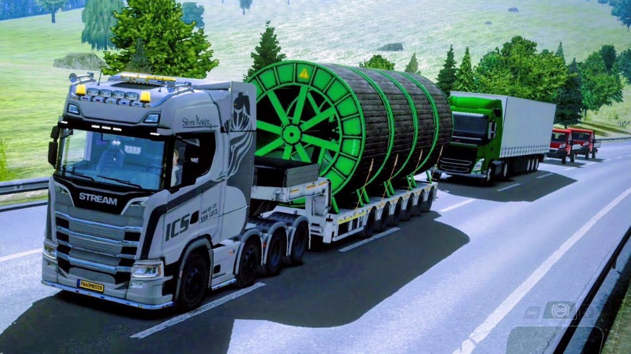 🚛 82 TON Heavy Cargo DELIVERY Complete ✅ | Steam ST + 6 Axle Low Bed | Nancy 🇫🇷 ➝ Zurich 🇨🇭 | PART 3