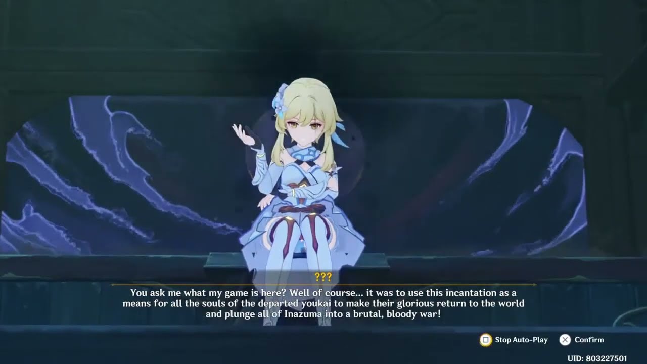 DARK LUMINE VOICE GENSHIN IMPACT CUTSCENE