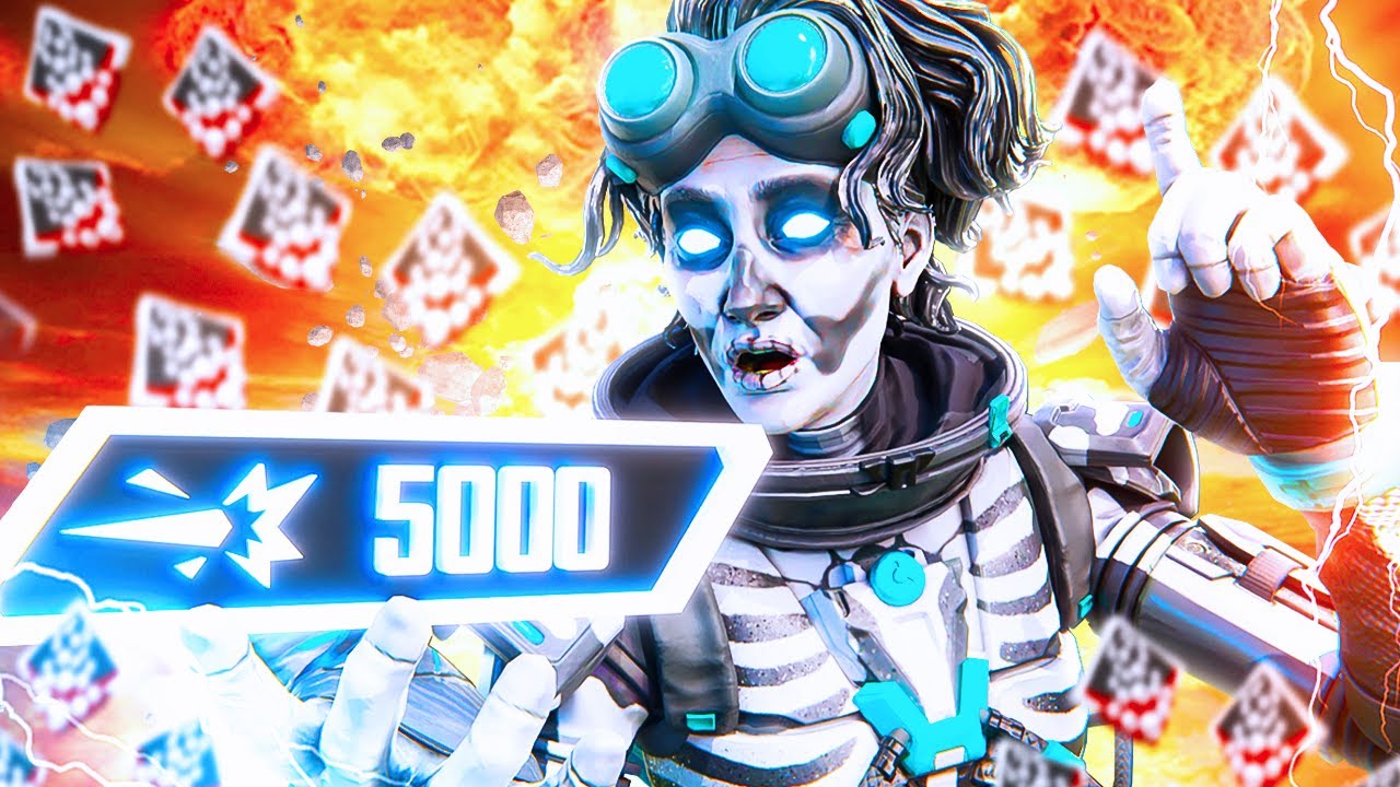 Watch this for 20 bomb and 5K damage luck... (Apex legends)