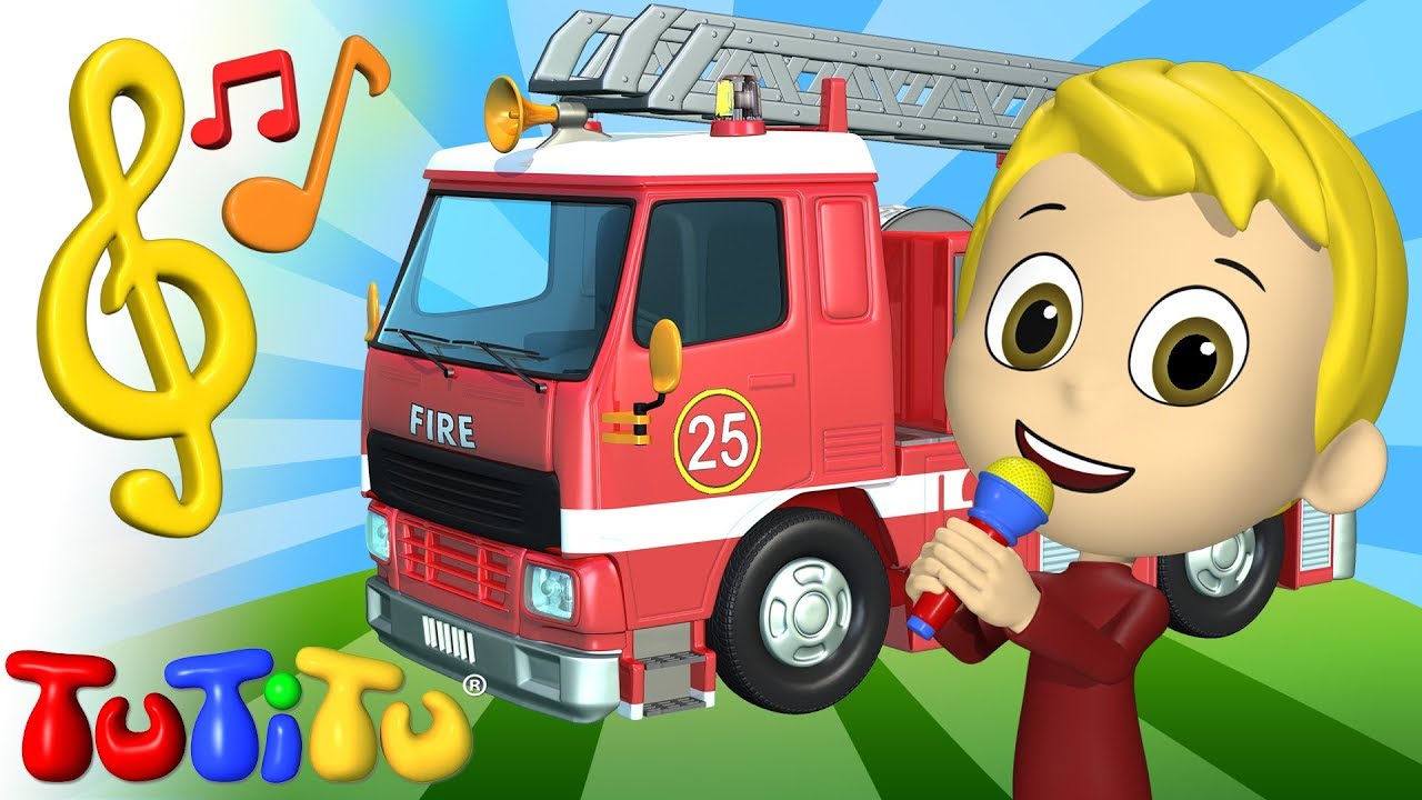 FireTruck Song | Karaoke | TuTiTu Toys and Songs for Children
