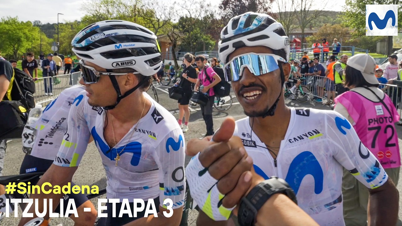 Natnael en la fuga del d&iacute;a en la Etapa 3 de la Itzulia | #SinCadena