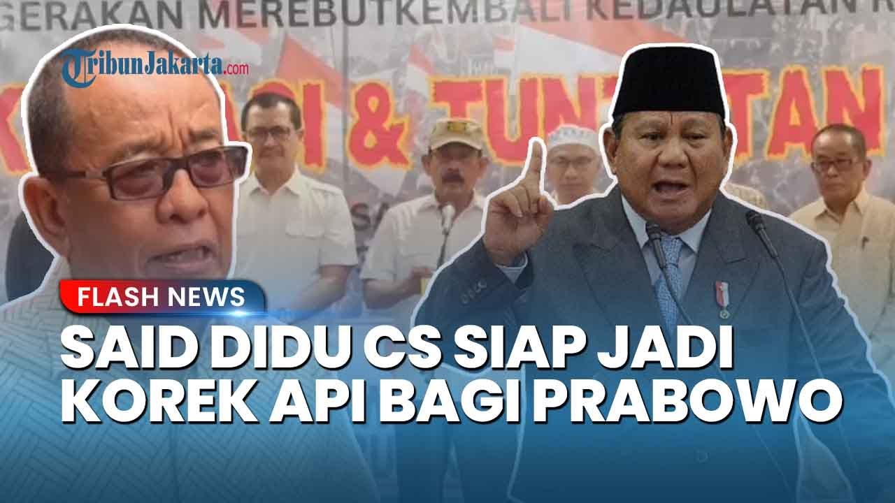 Said Didu Ungkap Percakapan Penting dengan Prabowo soal Ancaman Oligarki