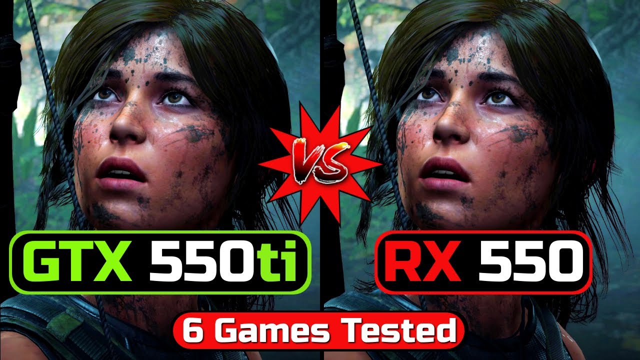 RX 550 vs GTX 550ti | How Big Is The Difference??